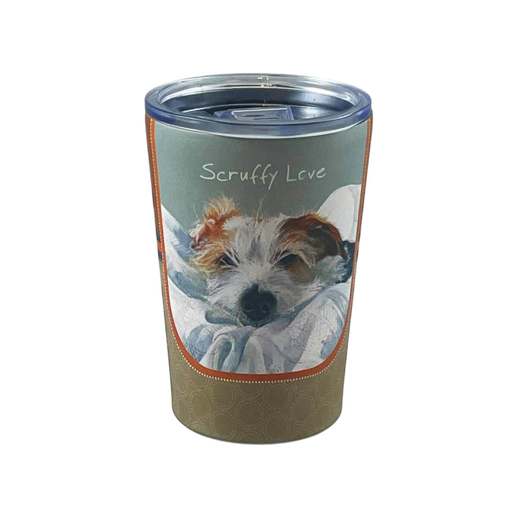 Dog Travel Tumbler Mug - Wirehair Jack Russell