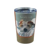 Dog Travel Tumbler Mug - Wirehair Jack Russell