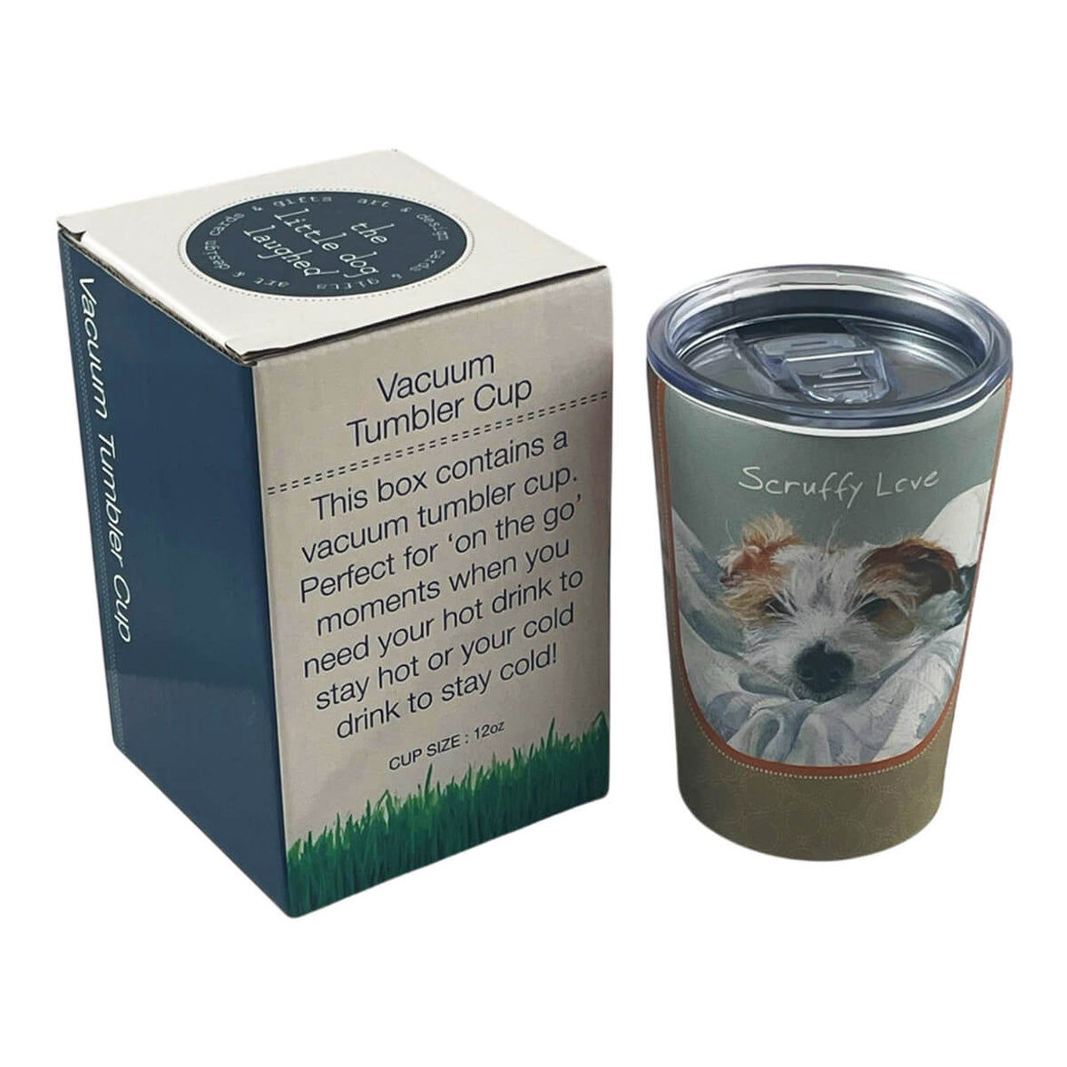 Dog Travel Tumbler Mug - Wirehair Jack Russell
