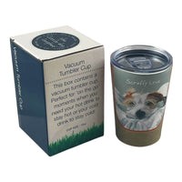 Dog Travel Tumbler Mug - Wirehair Jack Russell