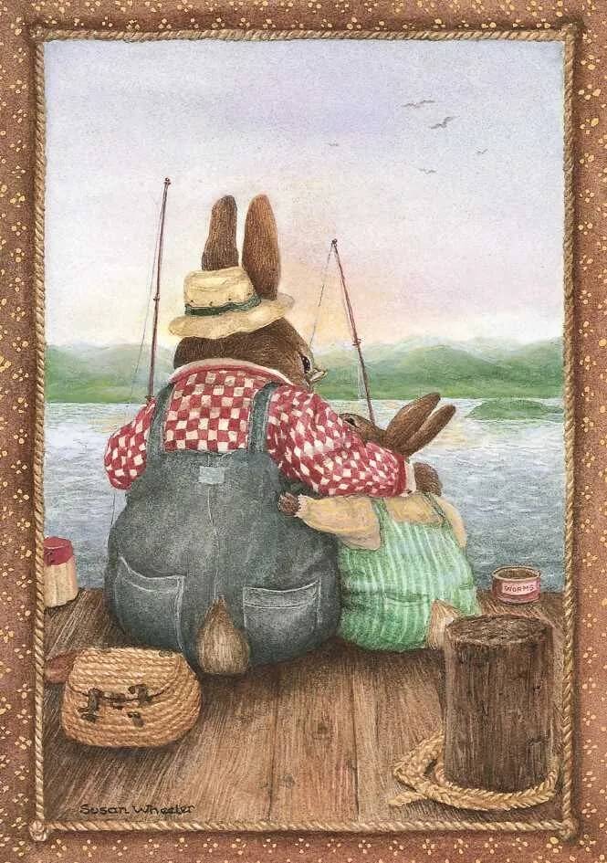 Gone Fishing Birthday Card