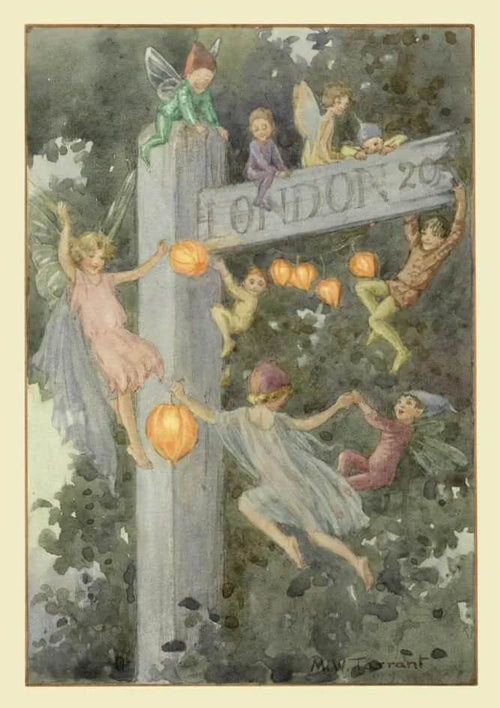 Signpost Fairies Birthday Card