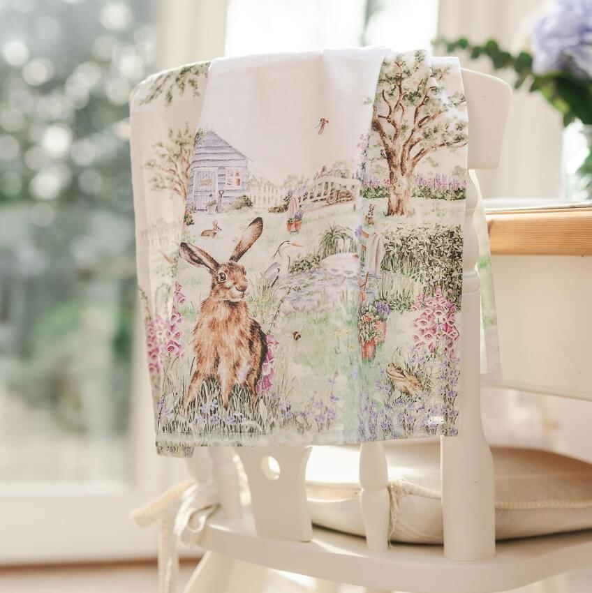 Wild Garden Tea Towel