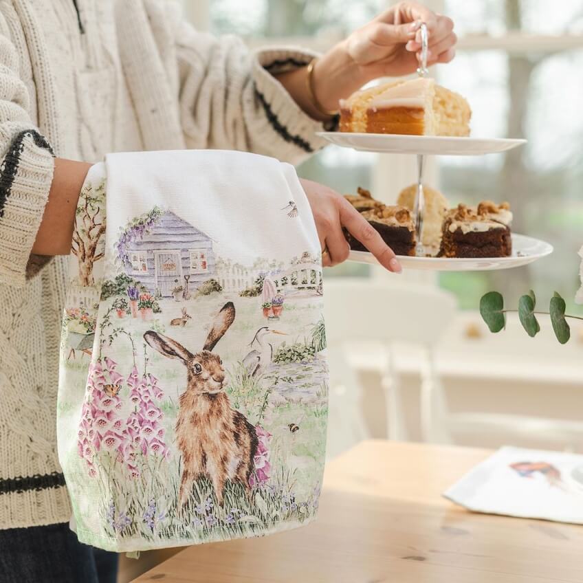 Wild Garden Tea Towel