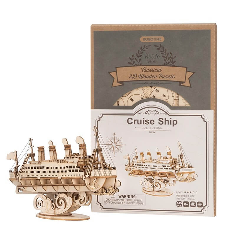 Cruise Ship Wooden Model Kit