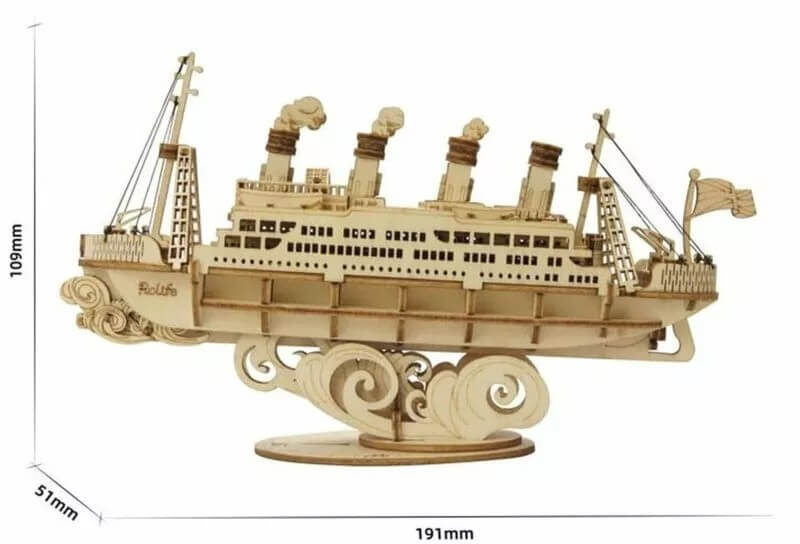 Cruise Ship Wooden Model Kit