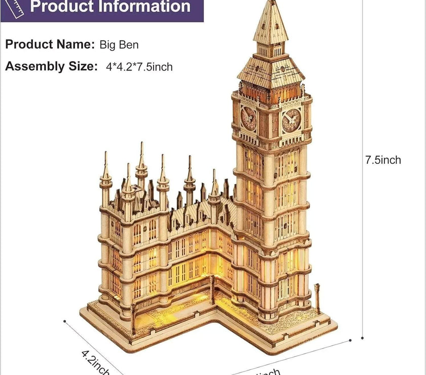 Big Ben Wooden Model Kit