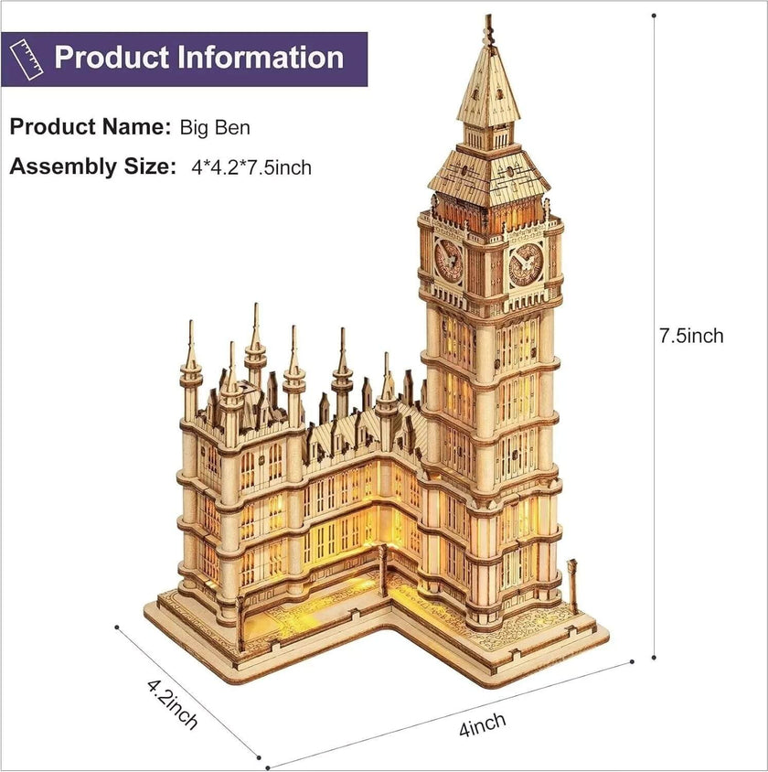 Big Ben Wooden Model Kit