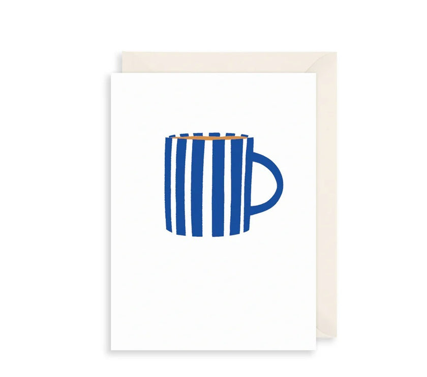 Stripe Mug Birthday Card