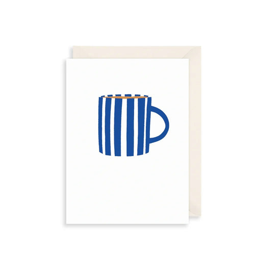 Stripe Mug Birthday Card