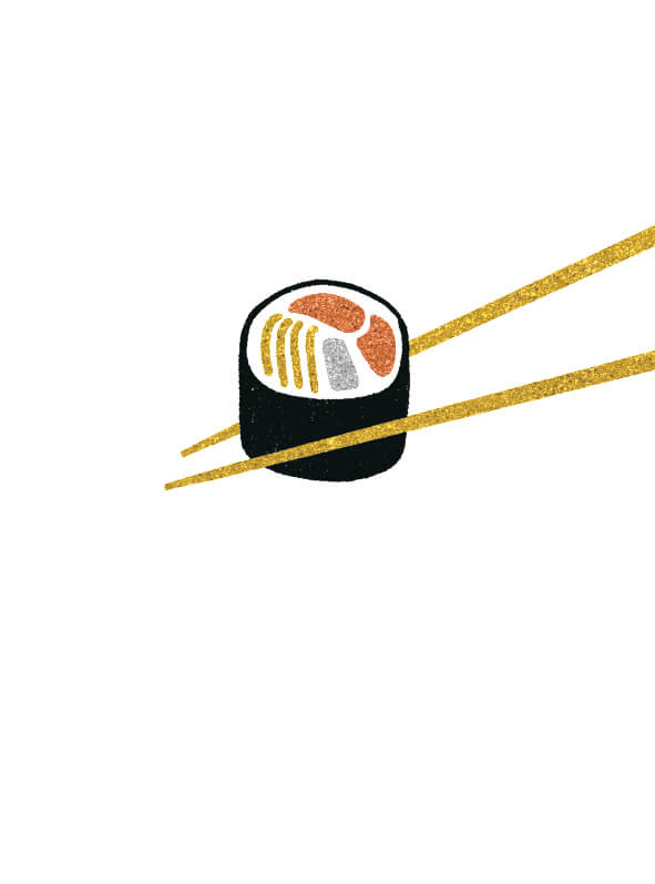 Sushi Greeting Card