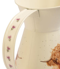 Highland Cow Flower Jug