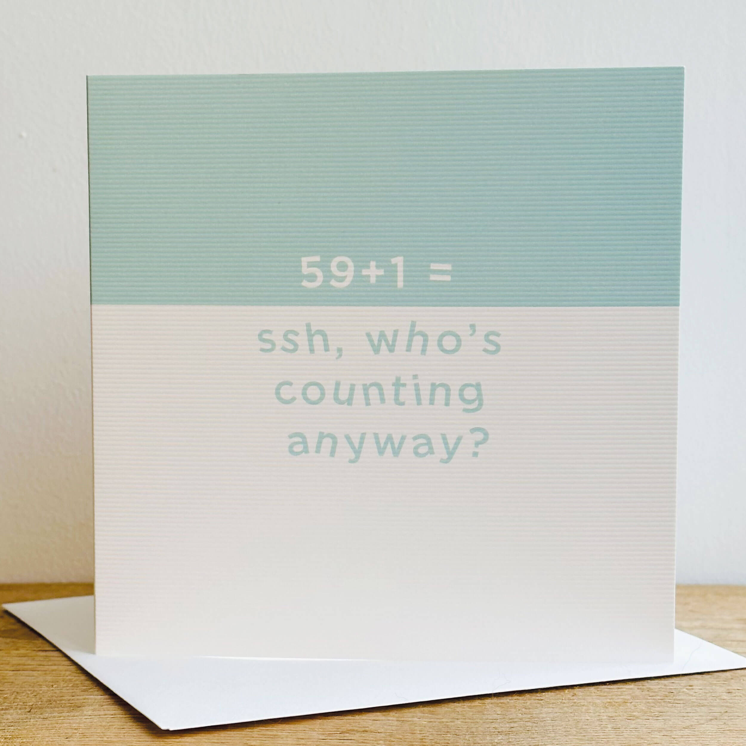 59+1 60th Birthday Card