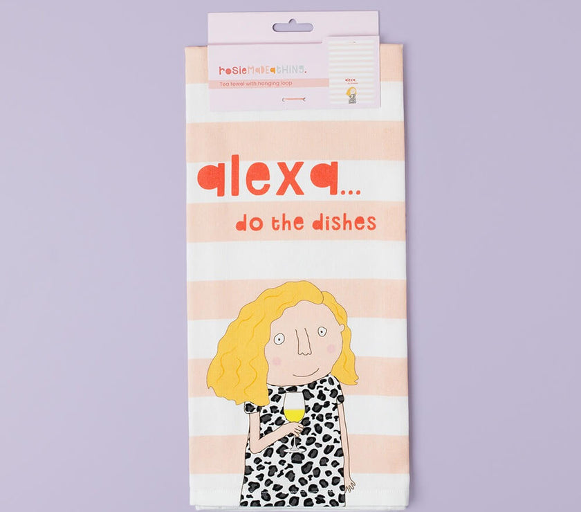Alexa Do The Dishes Tea Towel