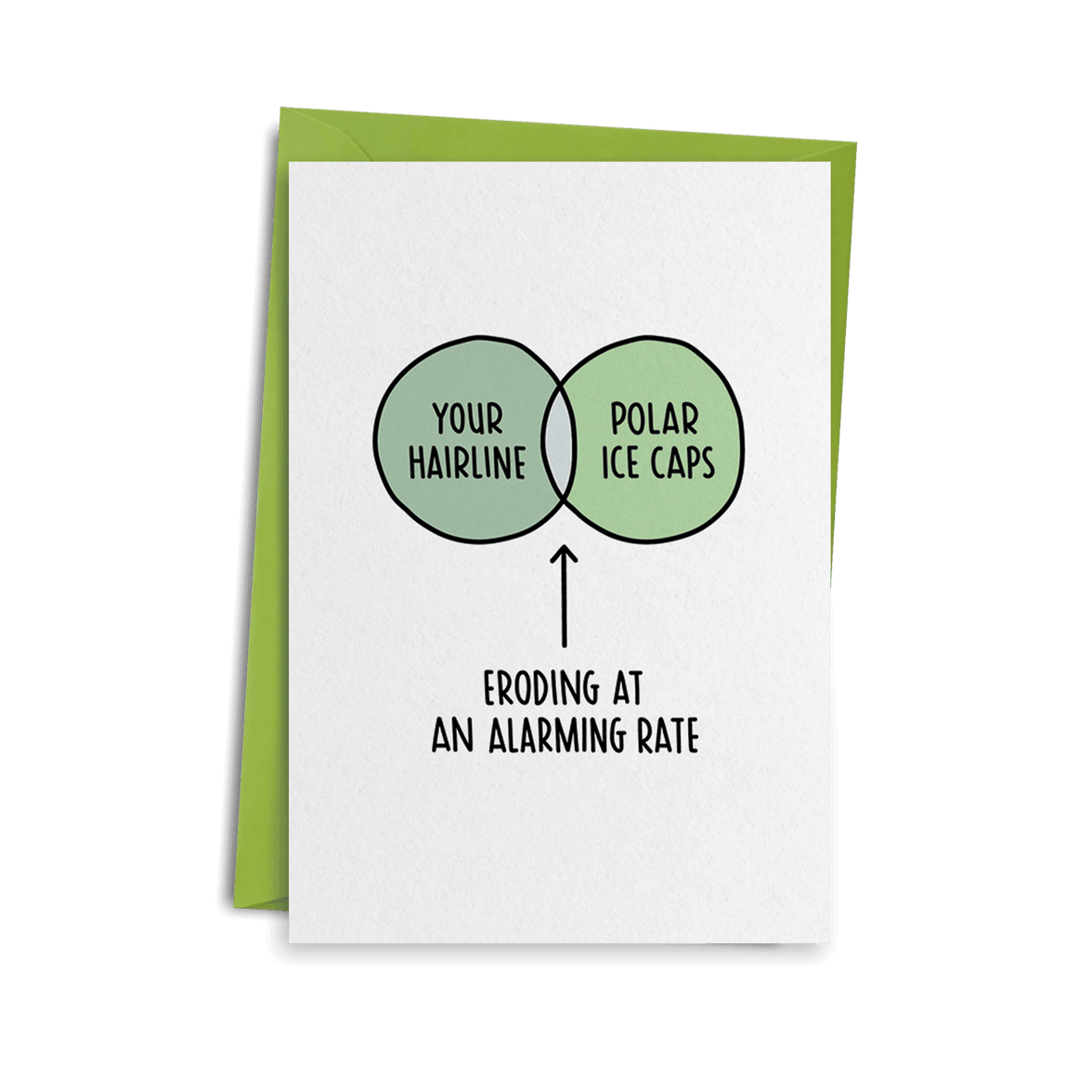 Hairline Birthday Card