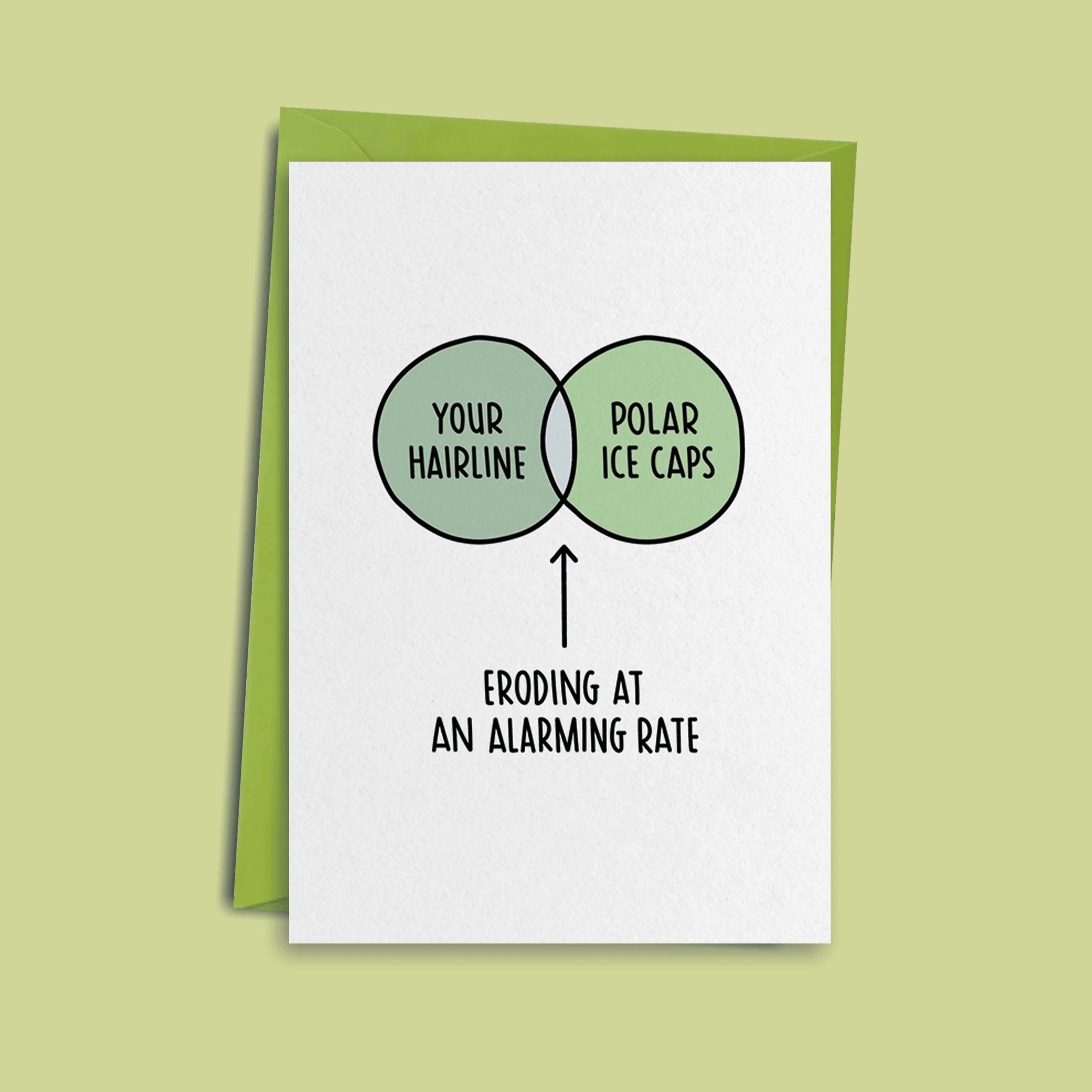 Hairline Birthday Card