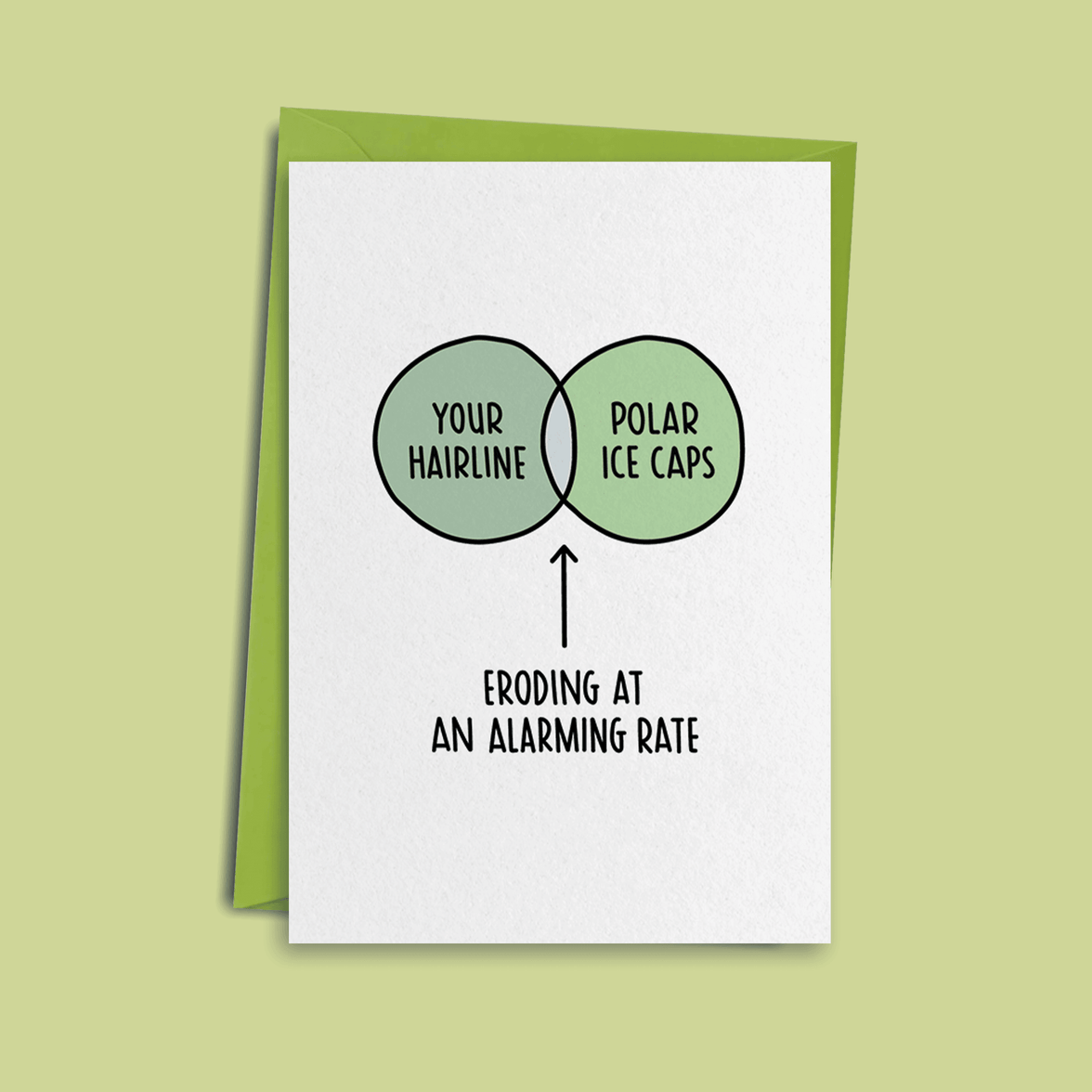 Hairline Birthday Card