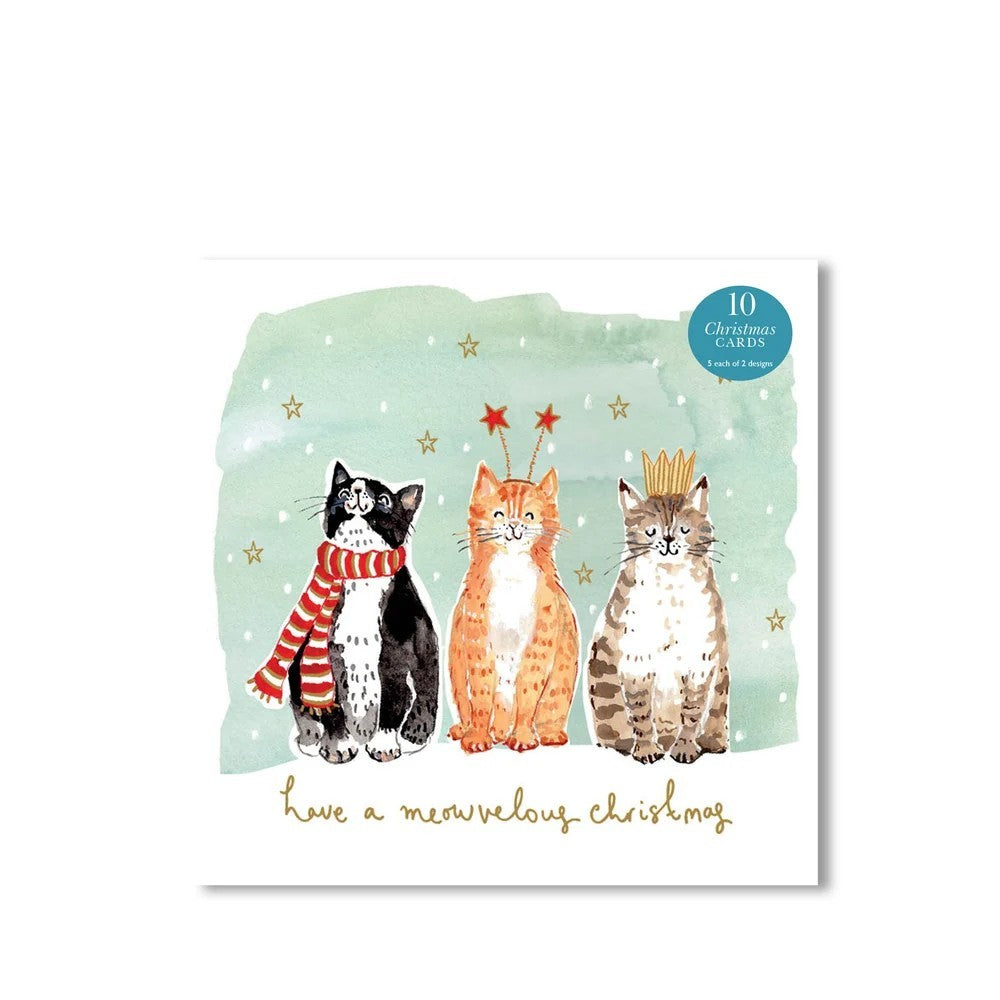 Louise Mulgrew Pets Wallet Christmas Cards