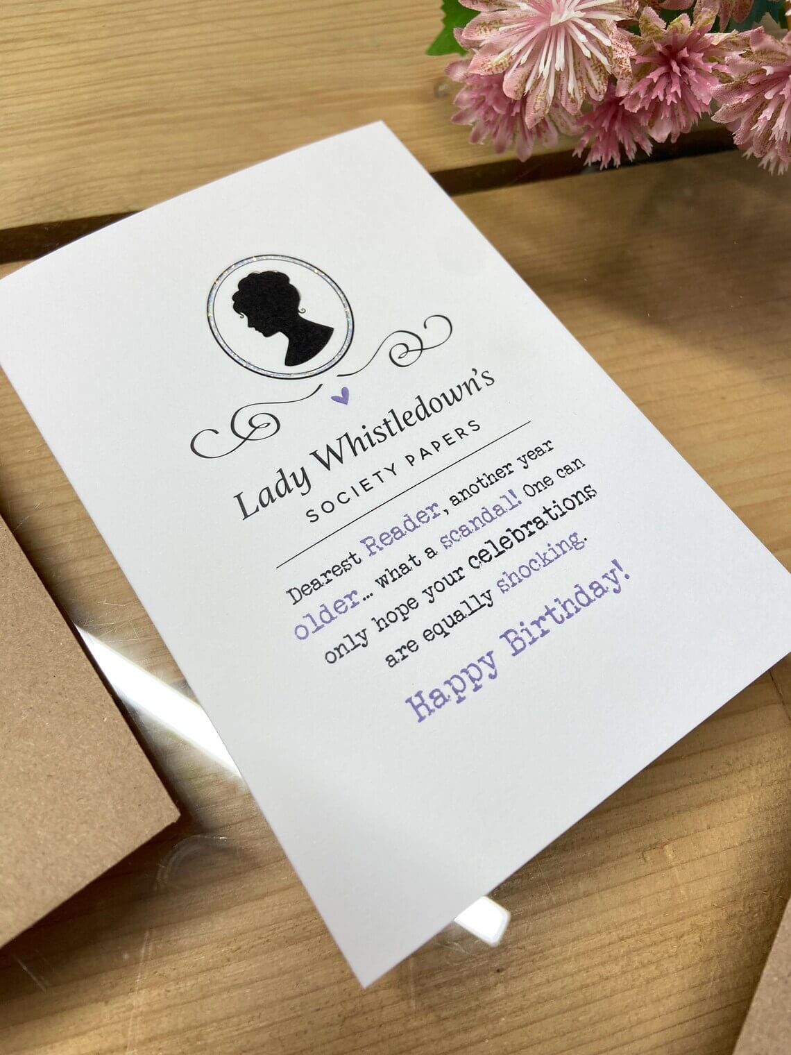 Bridgerton Birthday Card