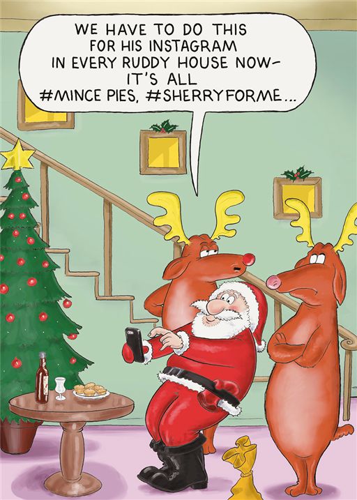 Hashtag Funny Christmas Card