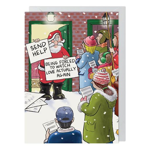 Send Help Funny Christmas Card