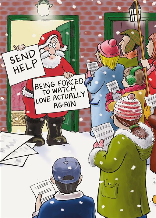Send Help Funny Christmas Card