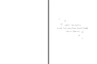 Special Couple Snowman Christmas Card