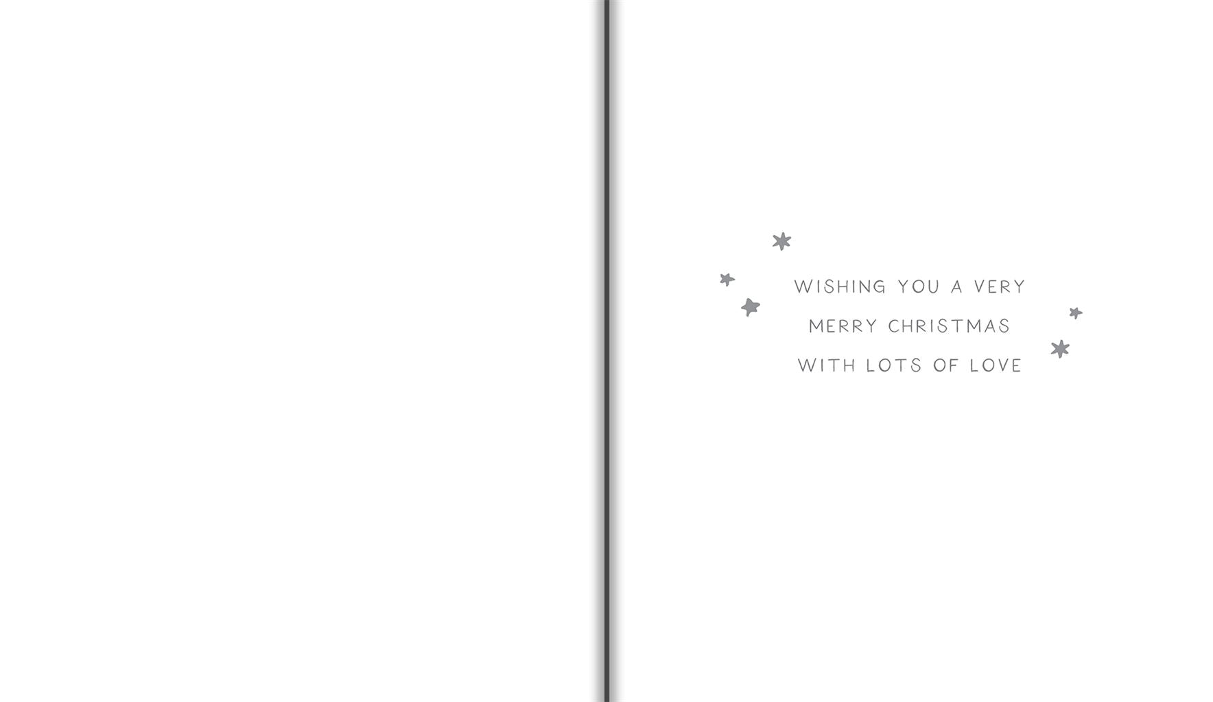 Son Snowman Christmas Card