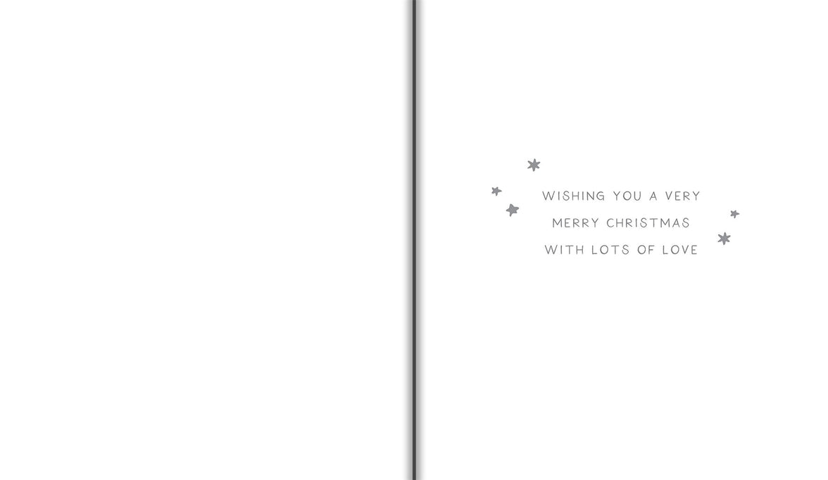 Son Snowman Christmas Card