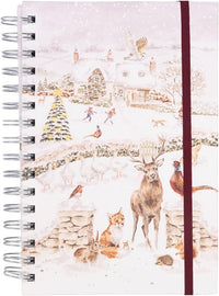 Christmas Snow Place Spiral Bound Notebook