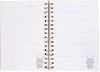 Christmas Dachshund Spiral Bound Notebook