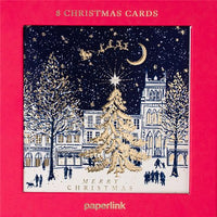 Town Scene Christmas Boxed Cards