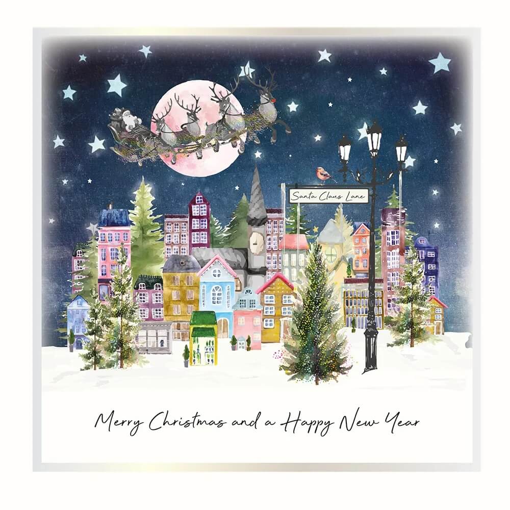 Santa Claus Lane Christmas Boxed Cards