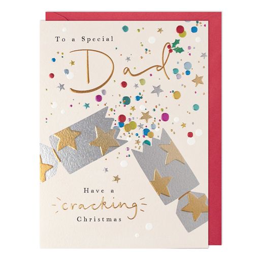 Dad Cracker Christmas Card