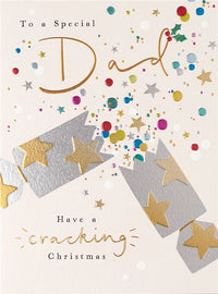 Dad Cracker Christmas Card