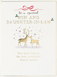 Son & Daughter-in-Law Christmas Card