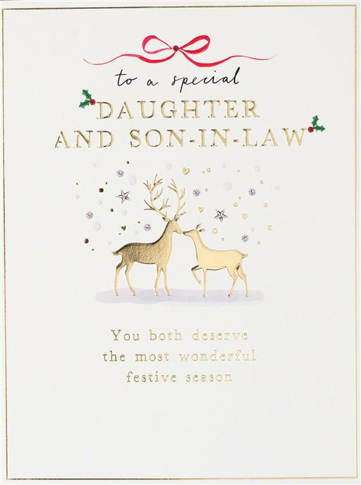Daughter & Son-in-Law Christmas Card
