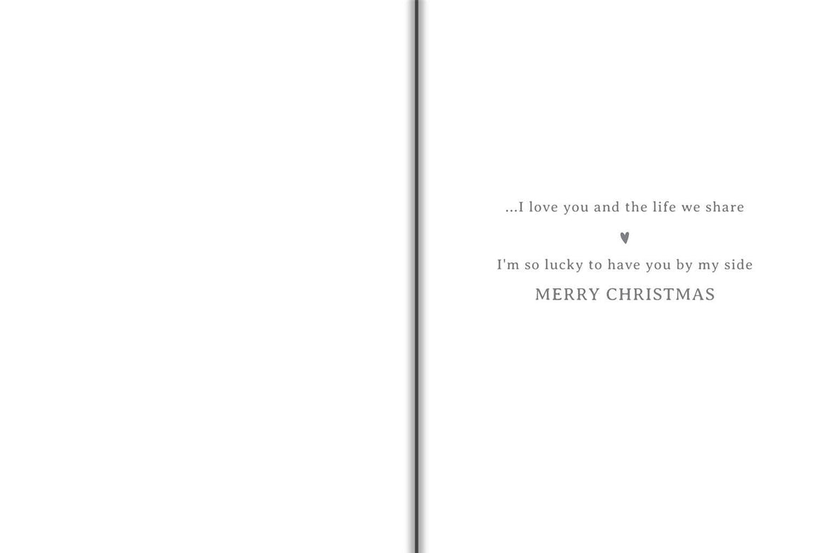 Wife Bunny Christmas Card