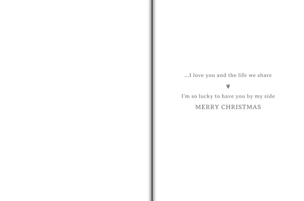 Wife Bunny Christmas Card
