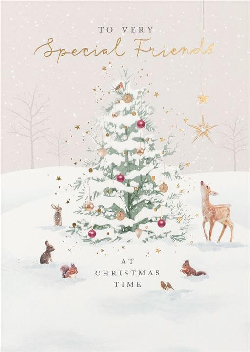 Special Friends Christmas Card