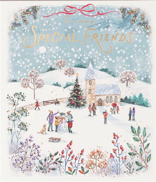 Special Friends Christmas Card
