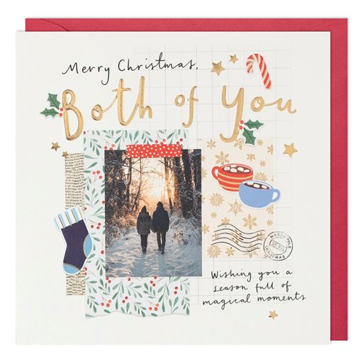 Both of You Photo Christmas Card