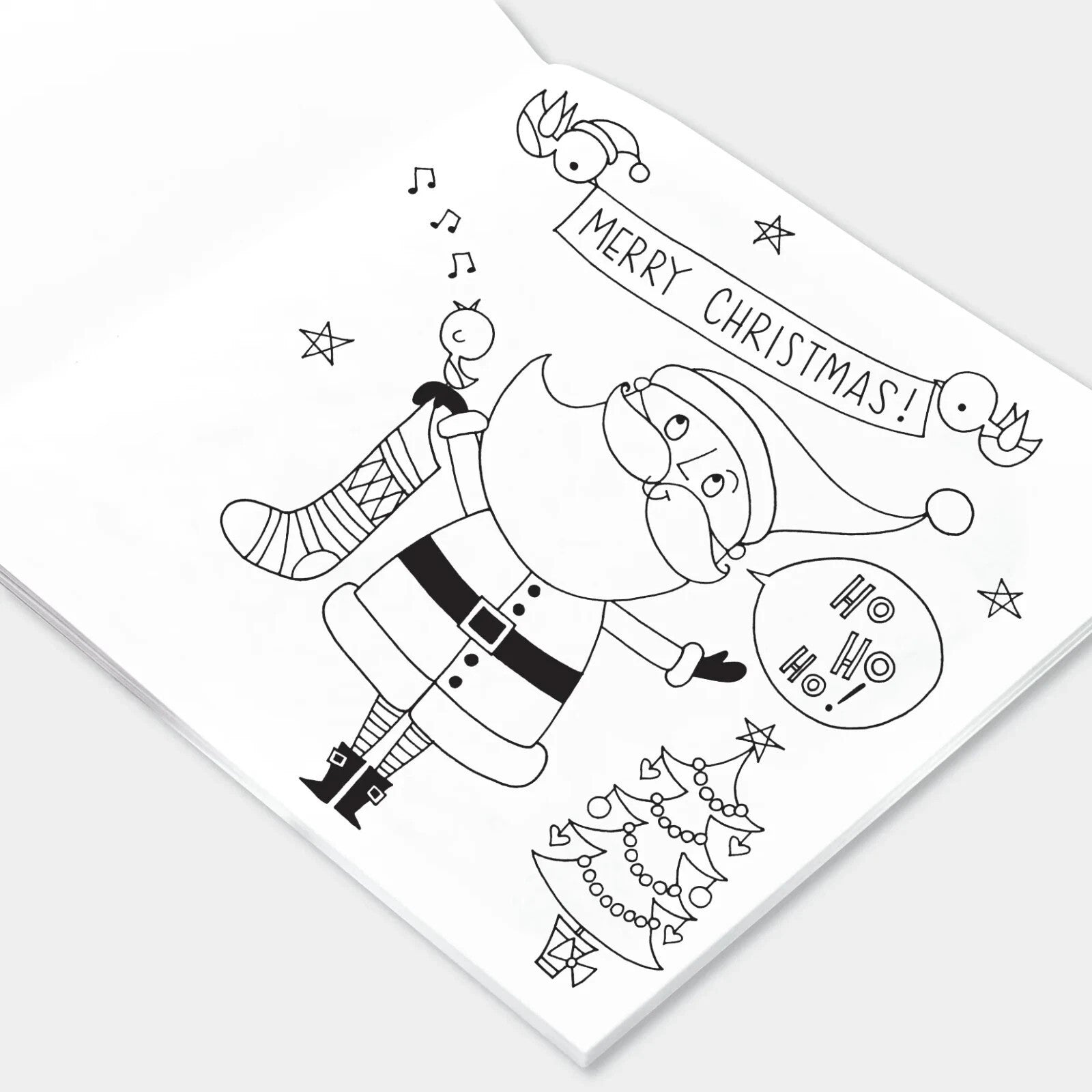 Christmas Santa Colouring Book