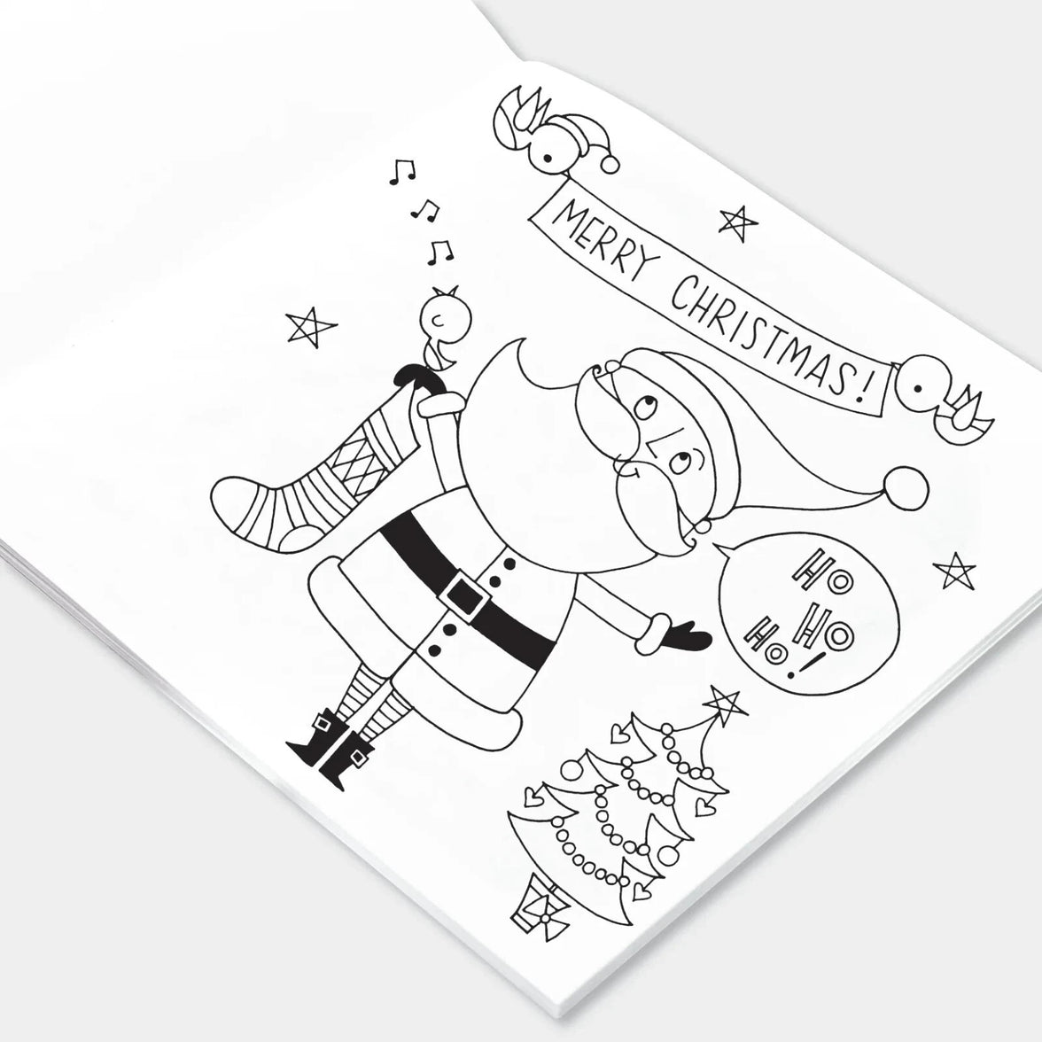 Christmas Santa Colouring Book