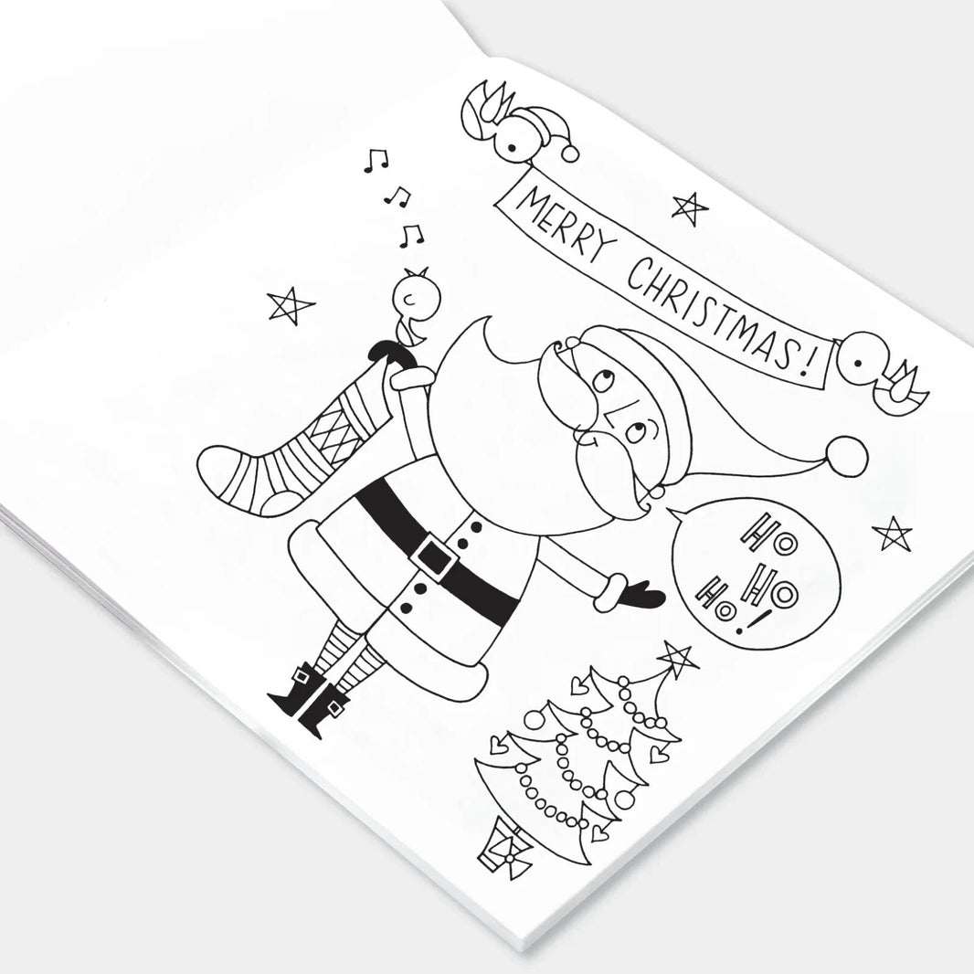 Christmas Santa Colouring Book