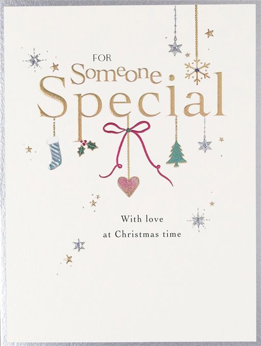 Special Someone Decorations Christmas Card