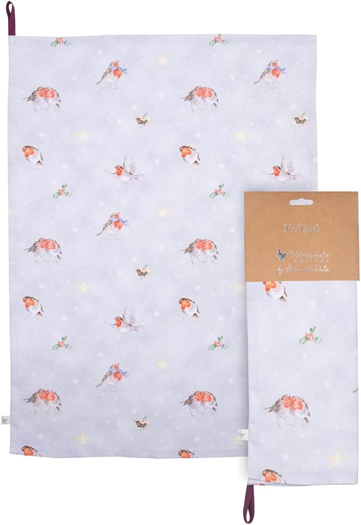 Christmas Seasons Tweetings Tea Towel