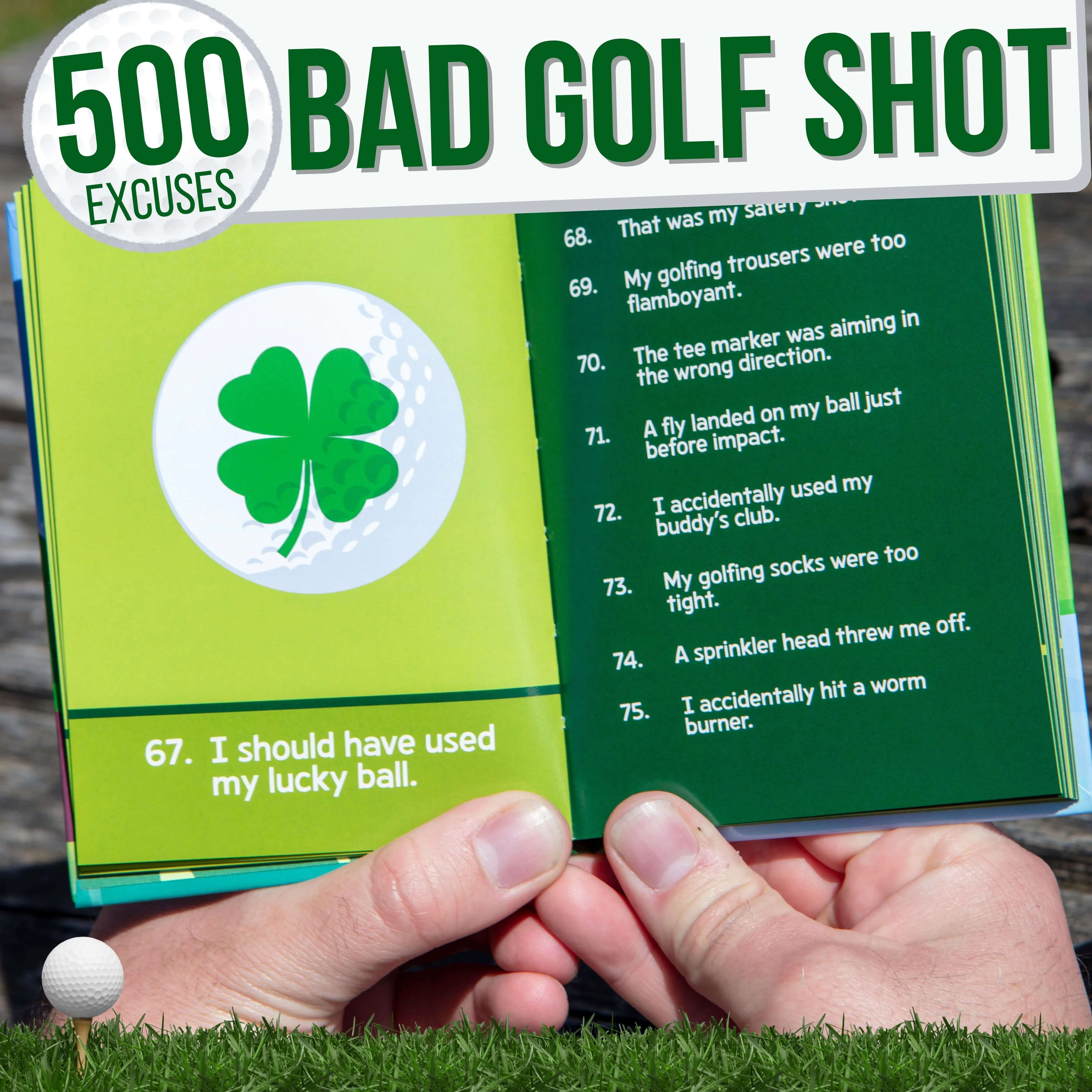 500 Excuses Golf Book