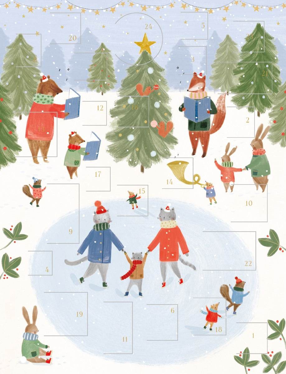 The Skating Animals Advent Calendar - House of Cards