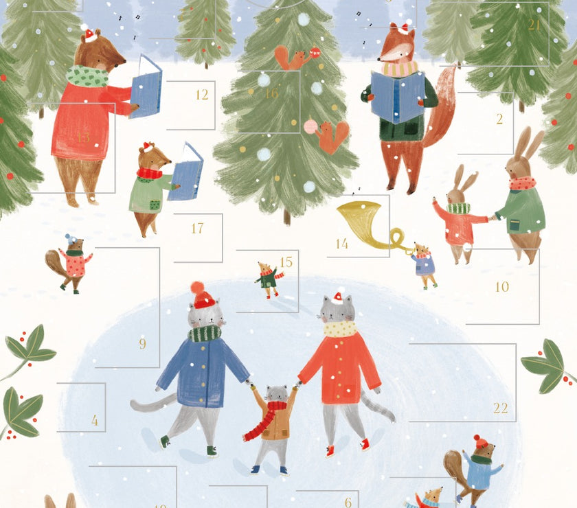 The Skating Animals Advent Calendar